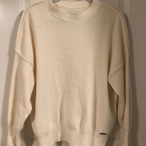 Cream colored soft sweater